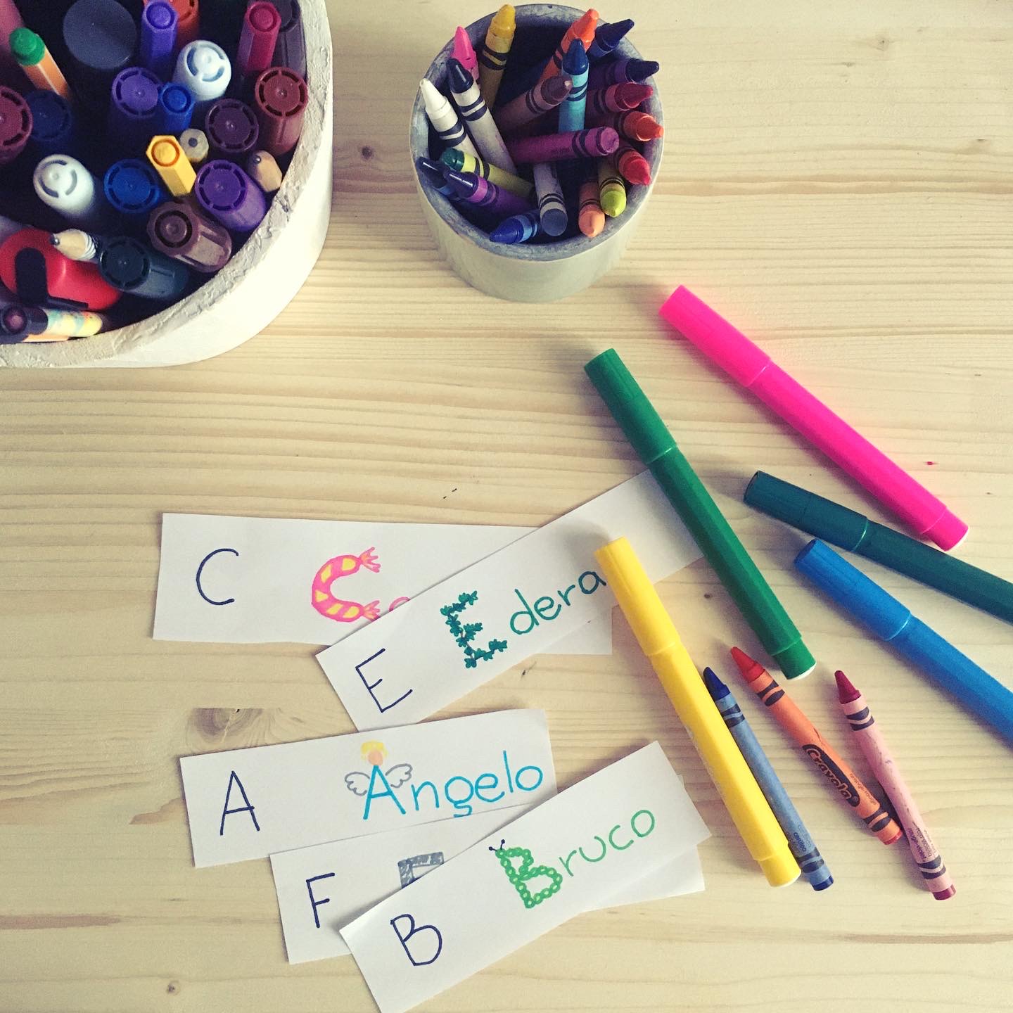 alfabeto disegnato